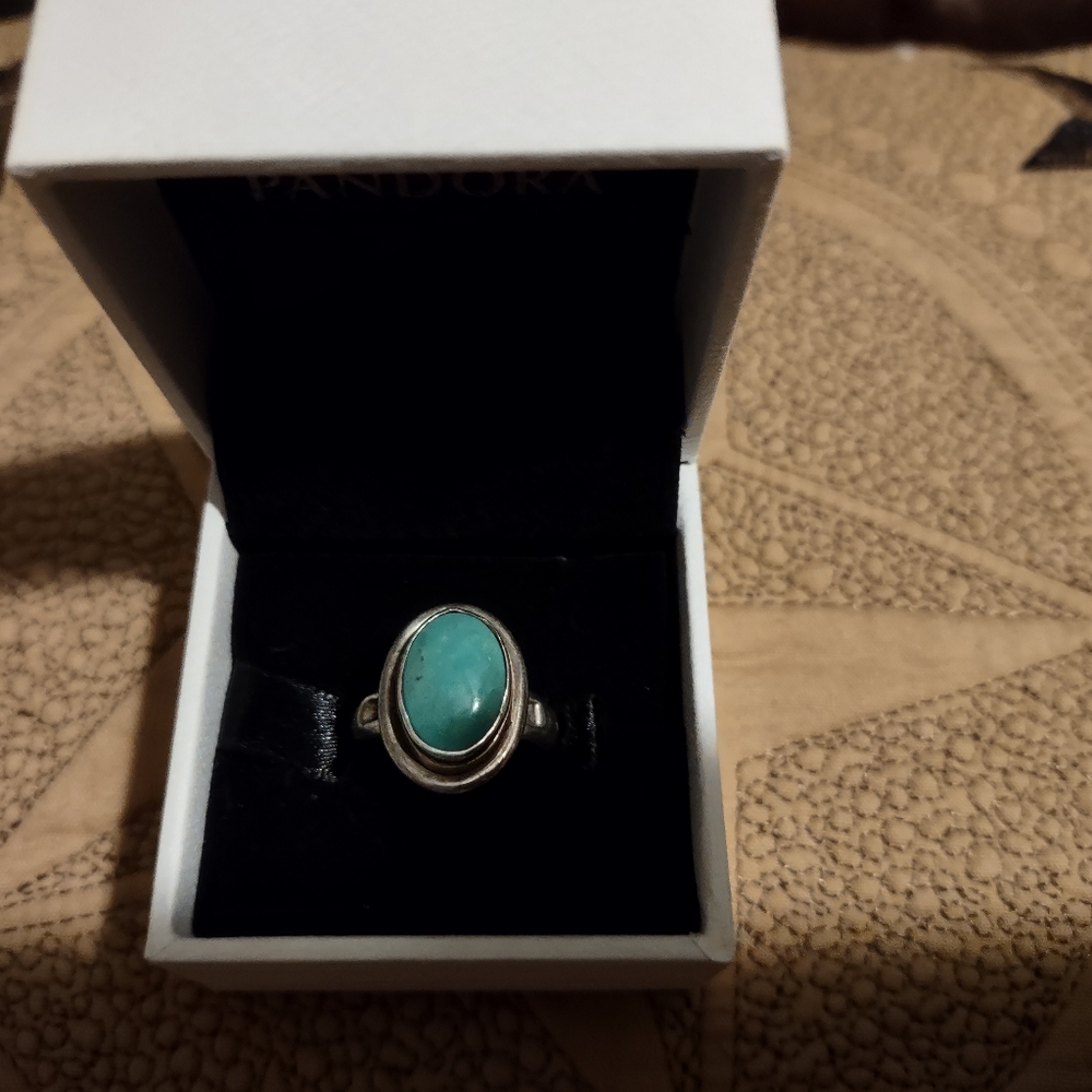 Silver and Turquoise Ring
